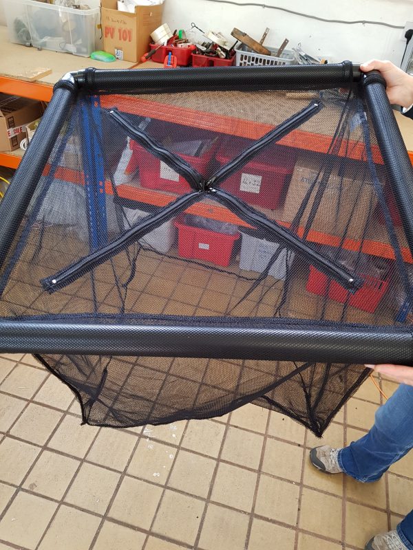 Koi Isolation Cage with Top Cover Zippers - 3FT X 3FT X 30″DEEP