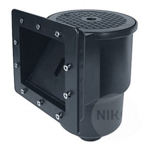 Wall Skimmer Standard (liner/prefab) BLACK